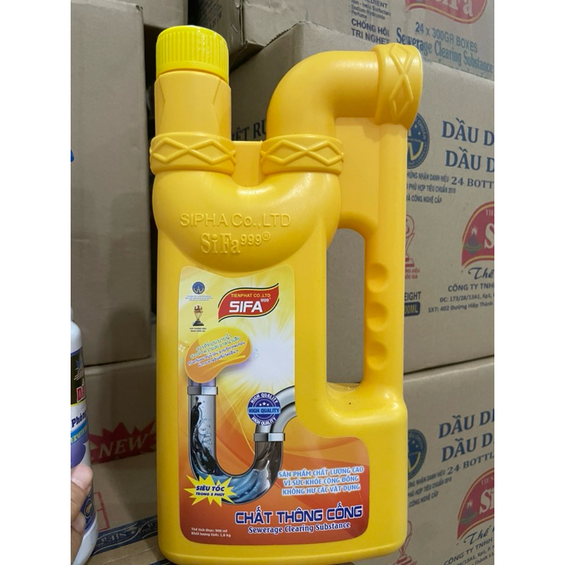 Chất thông tắc Bồn cầu Cống Hiệu Quả Sau 3 5 phút dung tích 1400gr/1600gr