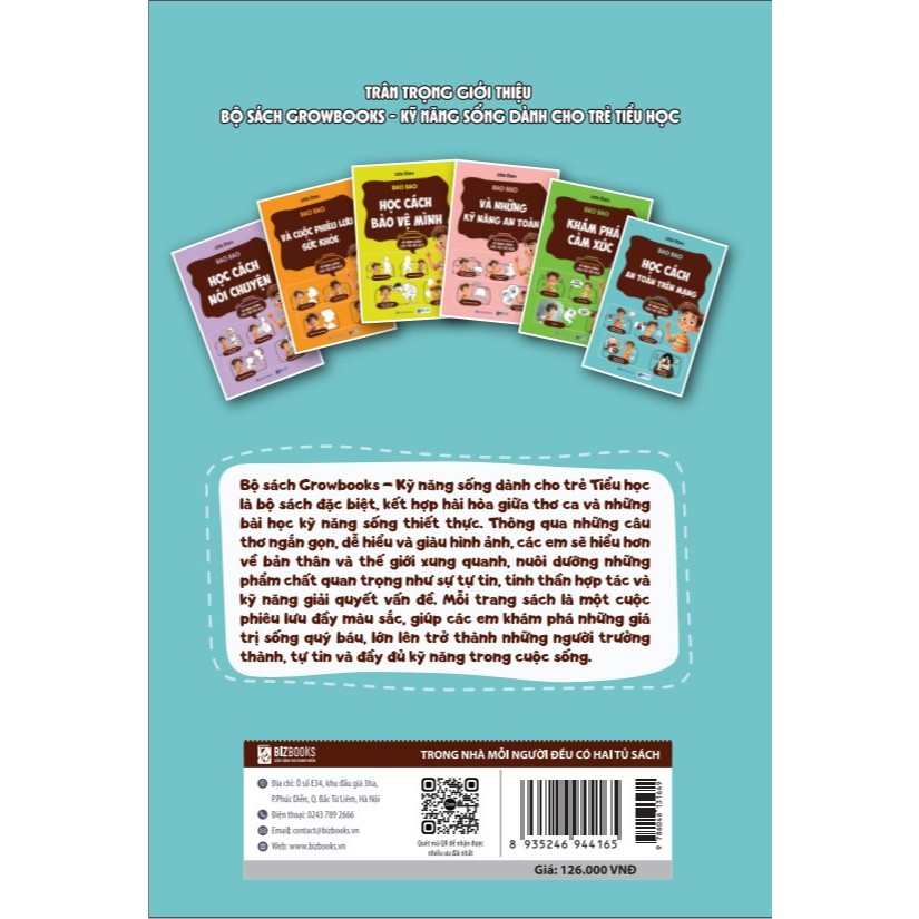 Sách Bao Bao Học Cách An Toàn Trên Mạng - Growbooks - Kỹ Năng Sống Dành Cho Trẻ Tiểu Học