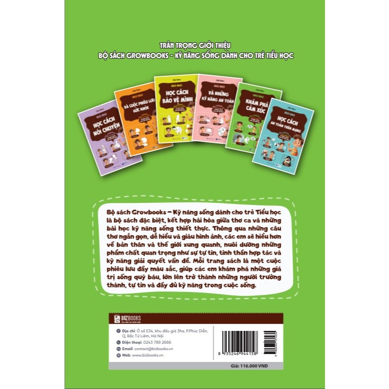 Sách Bao Bao Khám Phá Cảm Xúc - Growbooks - Kỹ Năng Sống Dành Cho Trẻ Tiểu Học