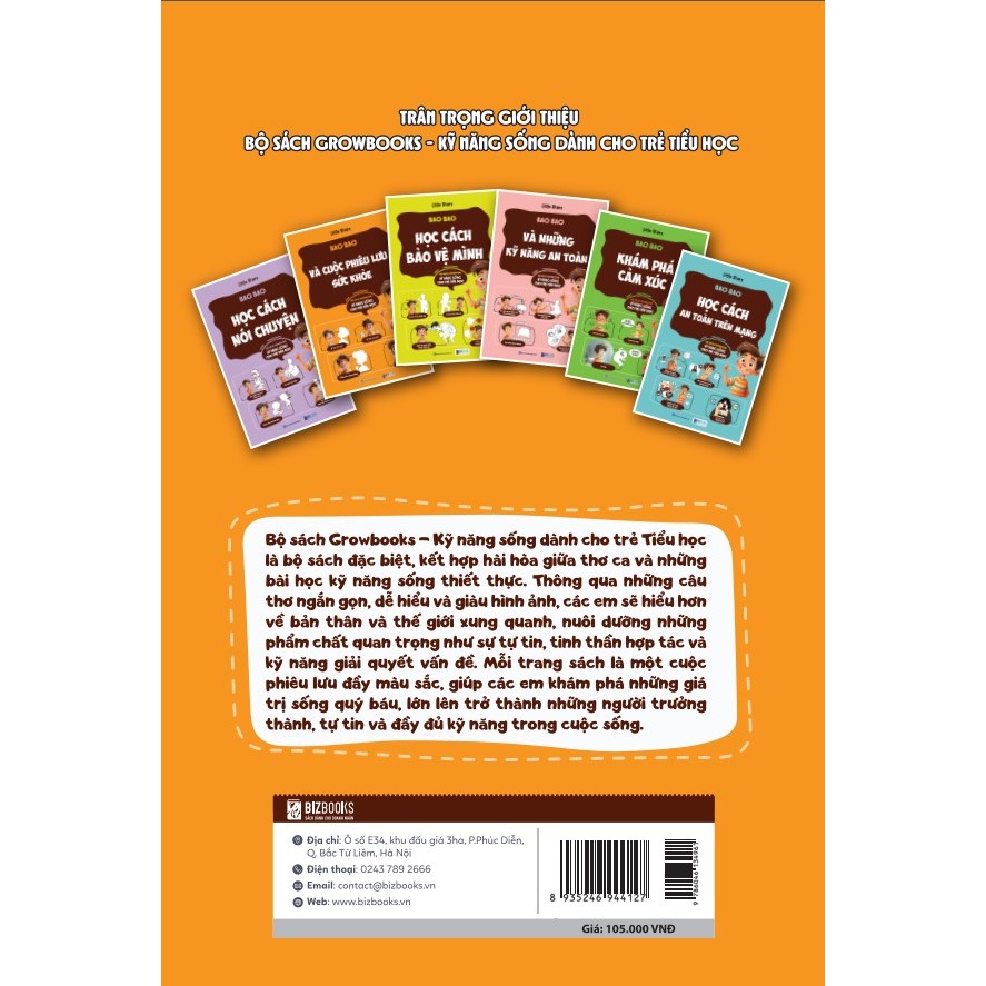 Sách Bao Bao Và Cuộc Phiêu Lưu Sức Khoẻ - Growbooks - Kỹ Năng Sống Dành Cho Trẻ Tiểu Học