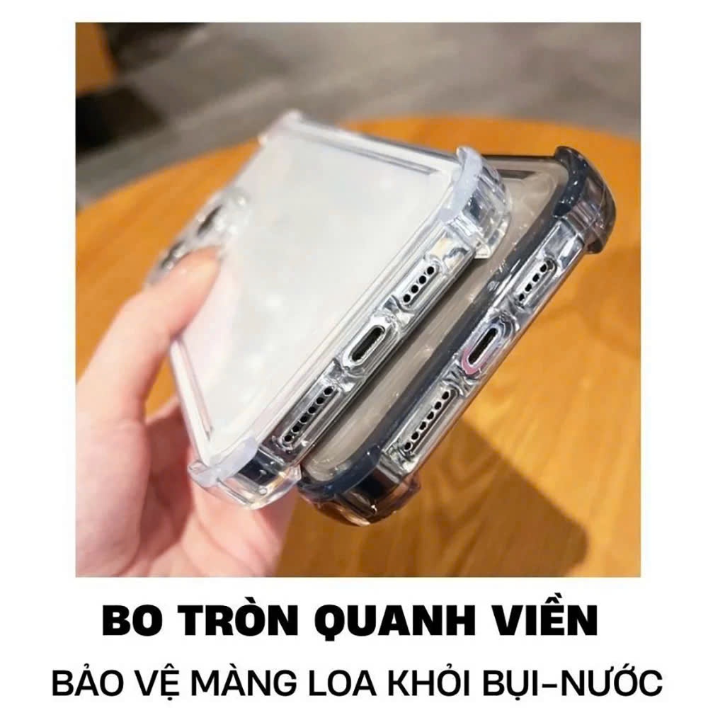 Ốp Lưng iPhone Chống Sốc 4 Góc, TPU Mềm Bảo Vệ camera, 6/6s/7/8/Plus/X/XS/11/12/13/14/15/16/Pro/Max