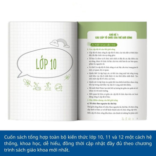 Sách - Sổ tay Sinh học cấp 3- All in one (cập nhật chương trình SGK mới)