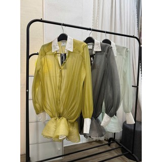 Set áo babydoll tơ ren nhún bèo bồng phối chân váy ngắn kèm hai dây mảnh xinh xắn cá tính cho nàng - Baotrang.clothes