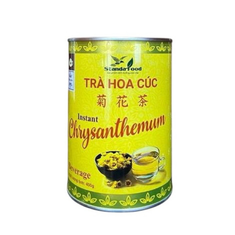 Trà Hoa cúc đường phèn Standa Food Cao cấp Lon 400gr 60% Hoa cúc Lợi ...