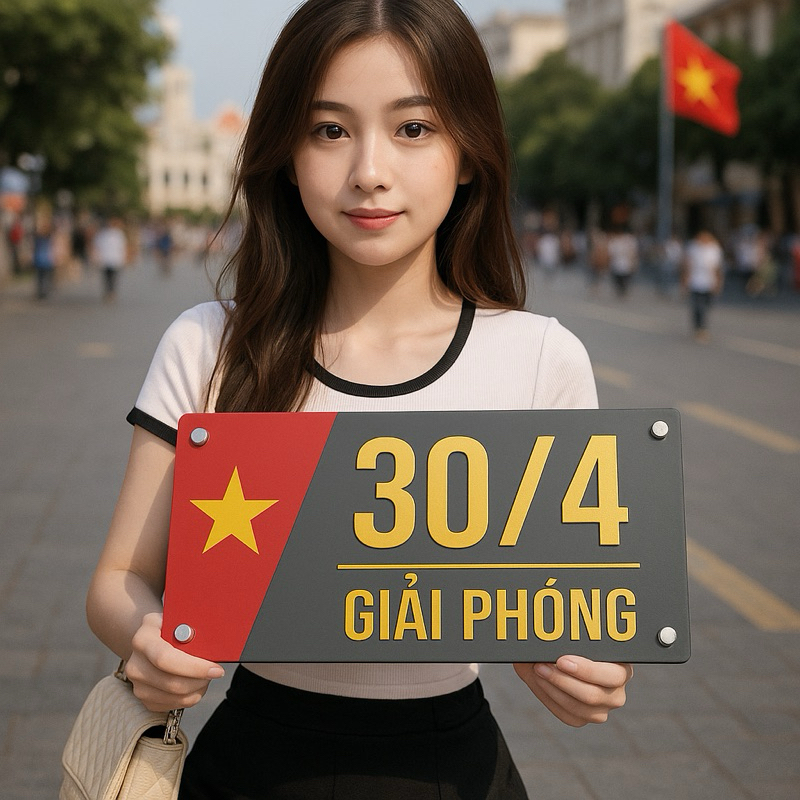 BẢNG SỐ NHÀ Alcorest + Mica CAO CẤP  thay đổi nội dung theo Yêu Cầu
