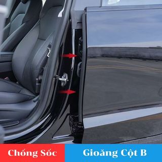 Bộ 2 Sợi Gioăng Cột B Lõi Thép Nẹp Mép Cửa Ô Tô – Tăng Độ Kín Chống Ồn, Chống Rung Lắc, Chống Va Đập Cửa Hiệu Quả