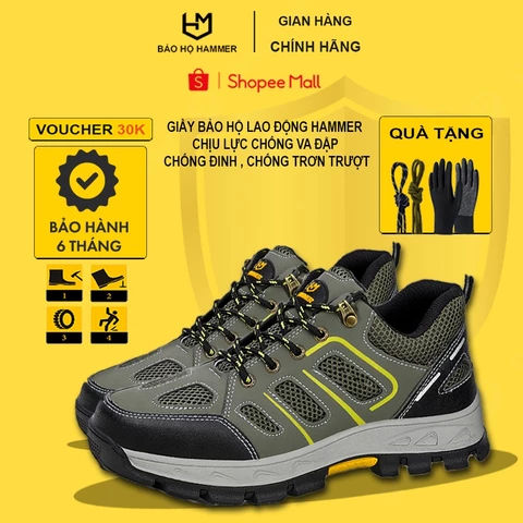 Steel-Toe Puncture-Resistant Insulated Safety Shoes