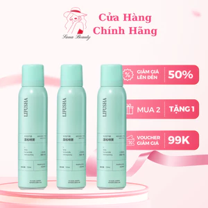 Dầu gội khô LIFUSHA 150ml dạng xịt an toàn không cần nước dùng cho nam, nữ không bết tóc nội địa Trung