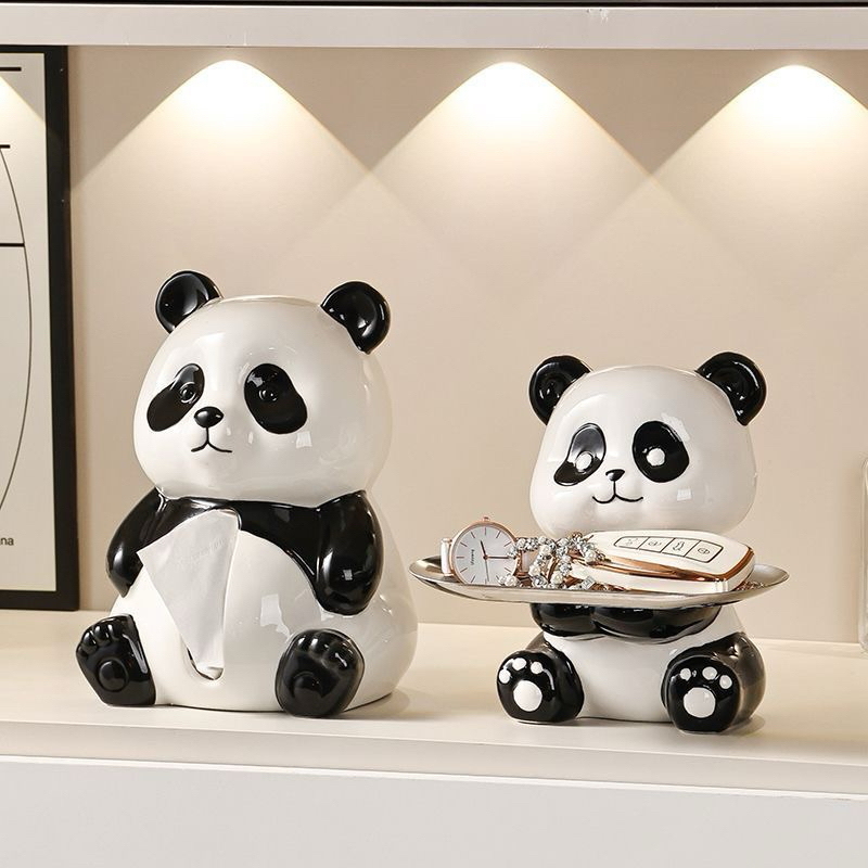 Hộp đựng khăn giấy gấu trúc