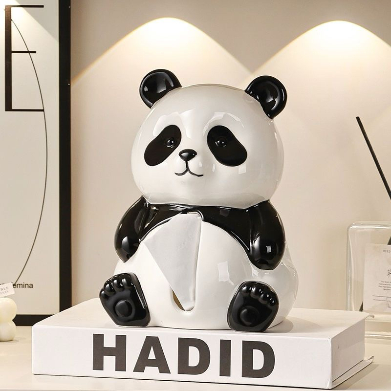 Hộp đựng khăn giấy gấu trúc