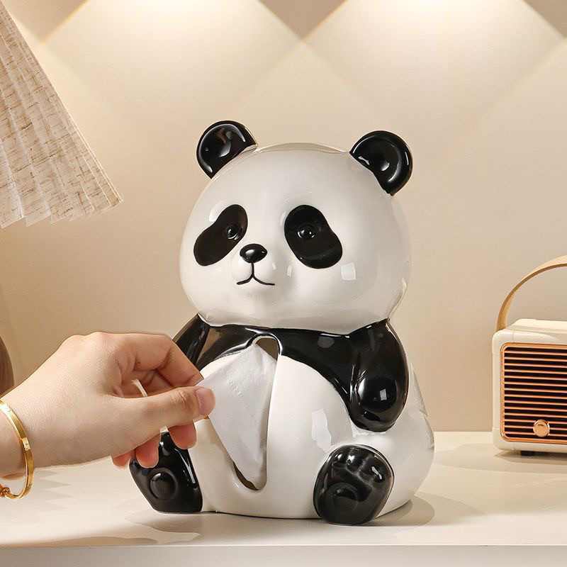 Hộp đựng khăn giấy gấu trúc