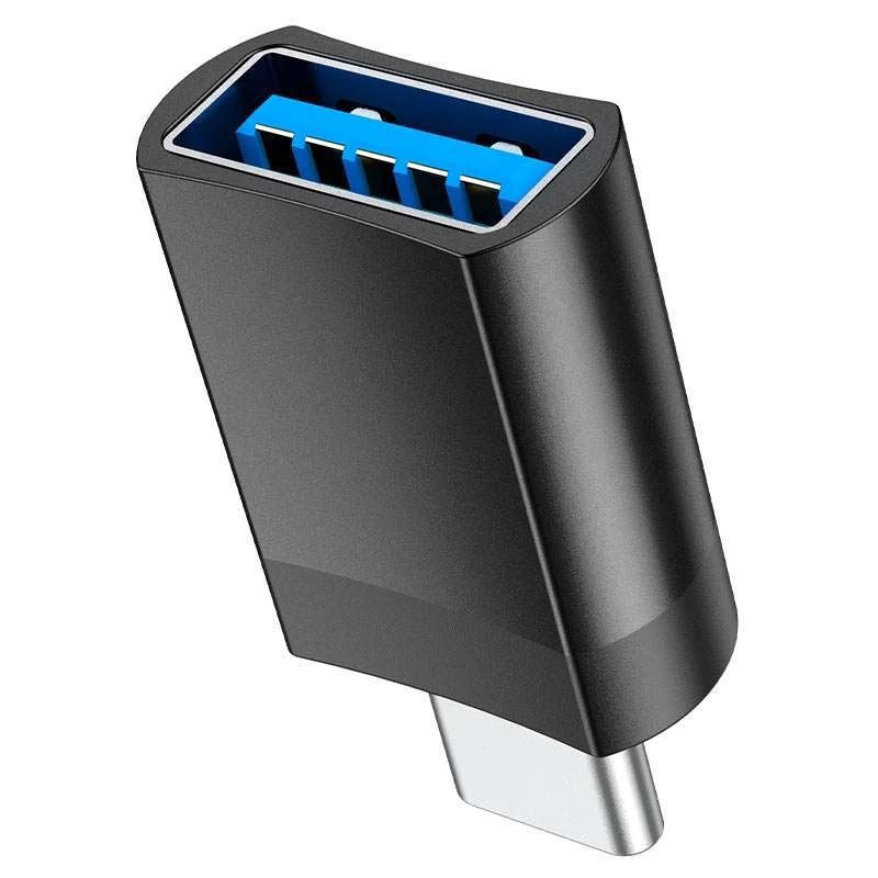 Đầu chuyển đổi Hoco UA17 ( Type-C đực sang USB cái )
