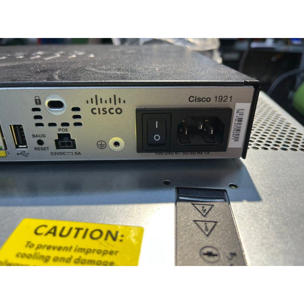Router Cisco 1921/K9 CISCO1921/K9 Cisco 1921 2 Port Gigabit Router ...