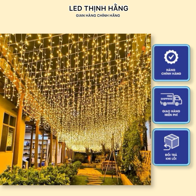 Đèn Led Mành Thả Rủ Trang Trí Sảnh,Ban Công,Decor Chống Nước Cao Cấp ...