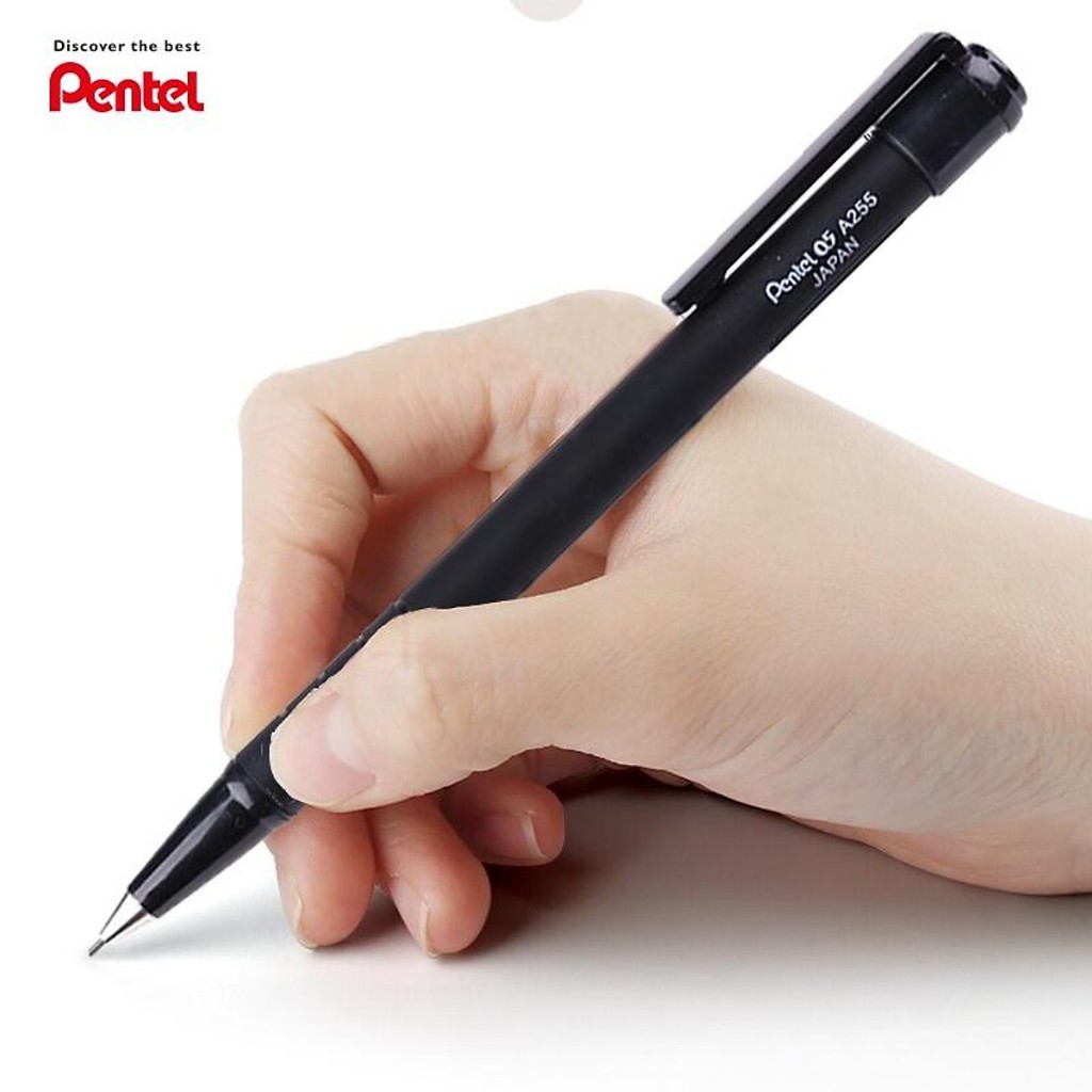 Product image [Hỏa tốc Hcm] Bút Chì Kim Bấm 0.5 mm - Pentel A255 - Màu Đen (chính hãng)