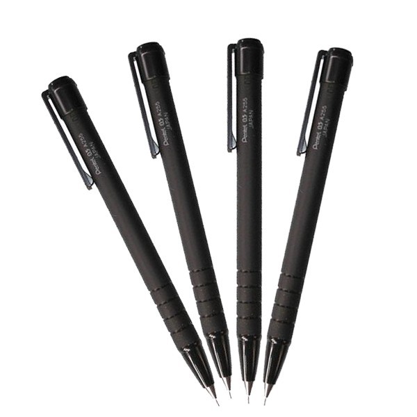 Product image [Hỏa tốc Hcm] Bút Chì Kim Bấm 0.5 mm - Pentel A255 - Màu Đen (chính hãng) 3