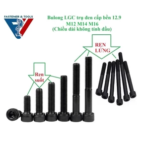 M12, M14, M16 bulong lục giác chìm đầu trụ cấp bền 12.9 M12-M16