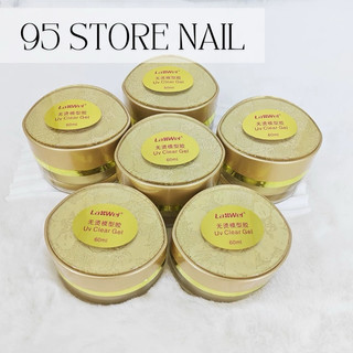Gel đắp móng LaWei chính hãng 60ml-gel lạnh không nóng màu trong suốt