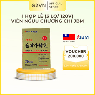 [HÀNG CÔNG TY] Thực Phẩm Bảo Vệ Sức Khỏe Viên Ngưu Chương Chi Antrodia Cinnamomea  JBM Số 1 Đài Loan