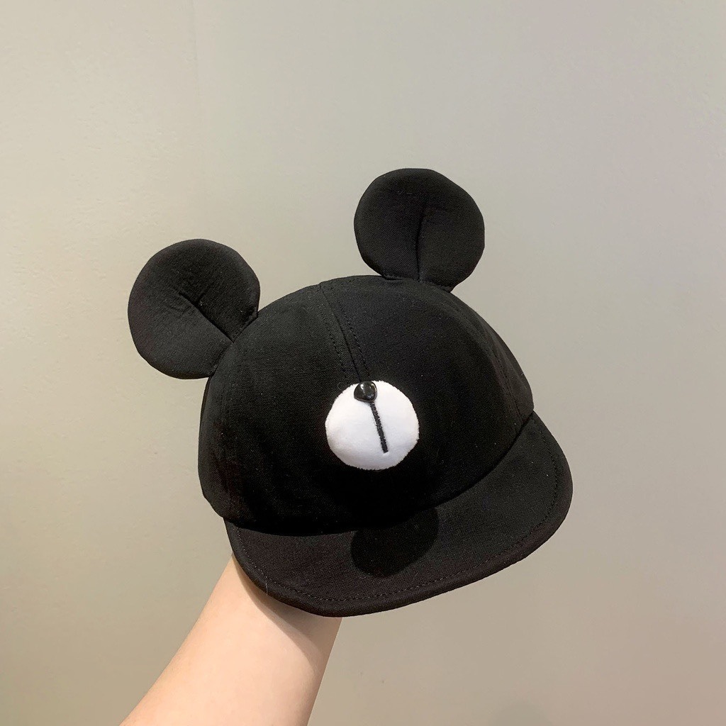 Mũ lưỡi trai đính tai micky cho bé trai và bé gái 0-2 tuổi saubabi