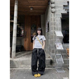 Áo thun nữ baby tee kiểu raglan Furistic Spray Logo Baby Tshirt