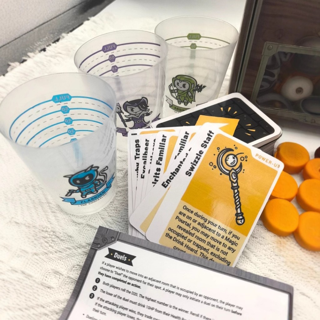 Boardgame Heroes of Barcadia Drinking Game