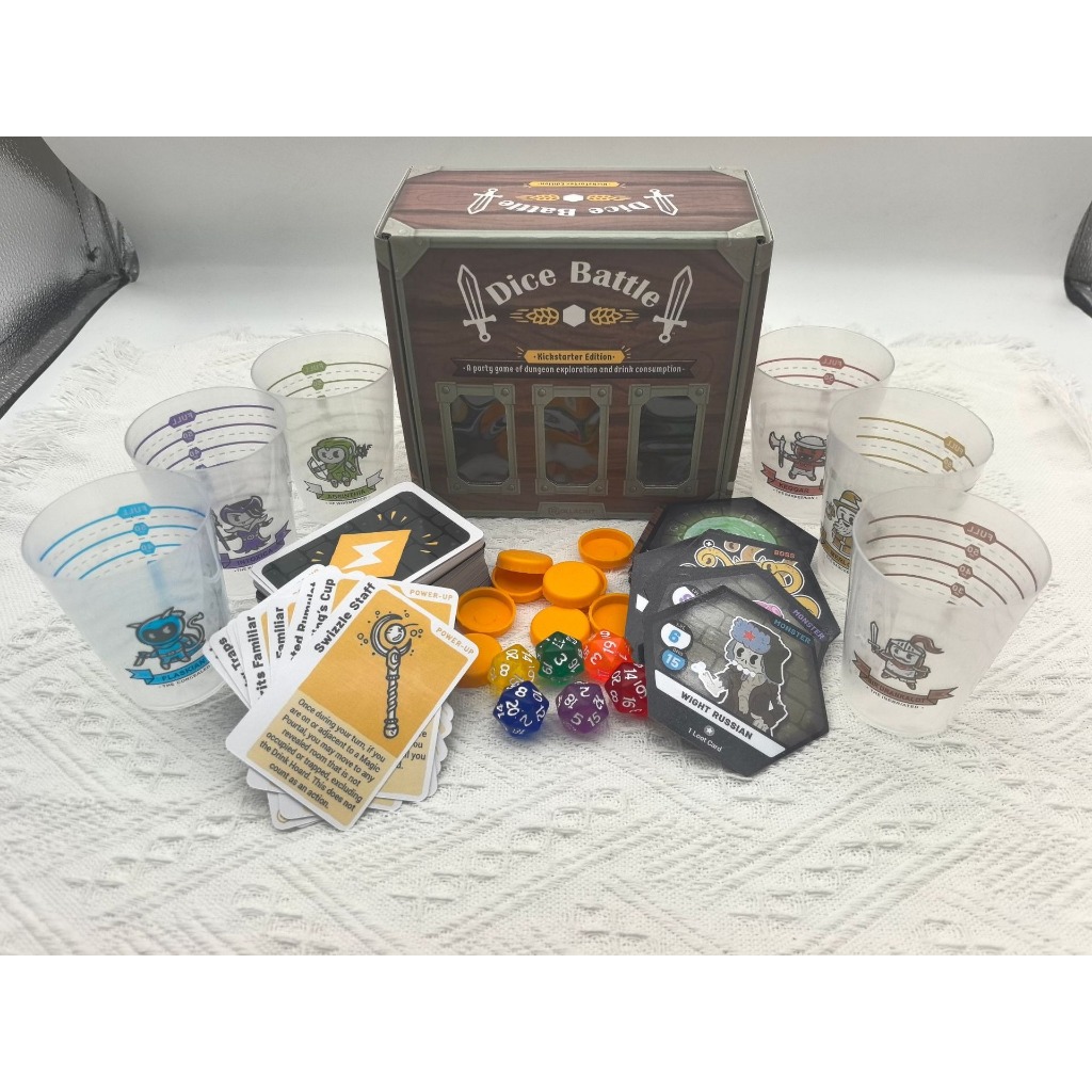 Boardgame Heroes of Barcadia Drinking Game