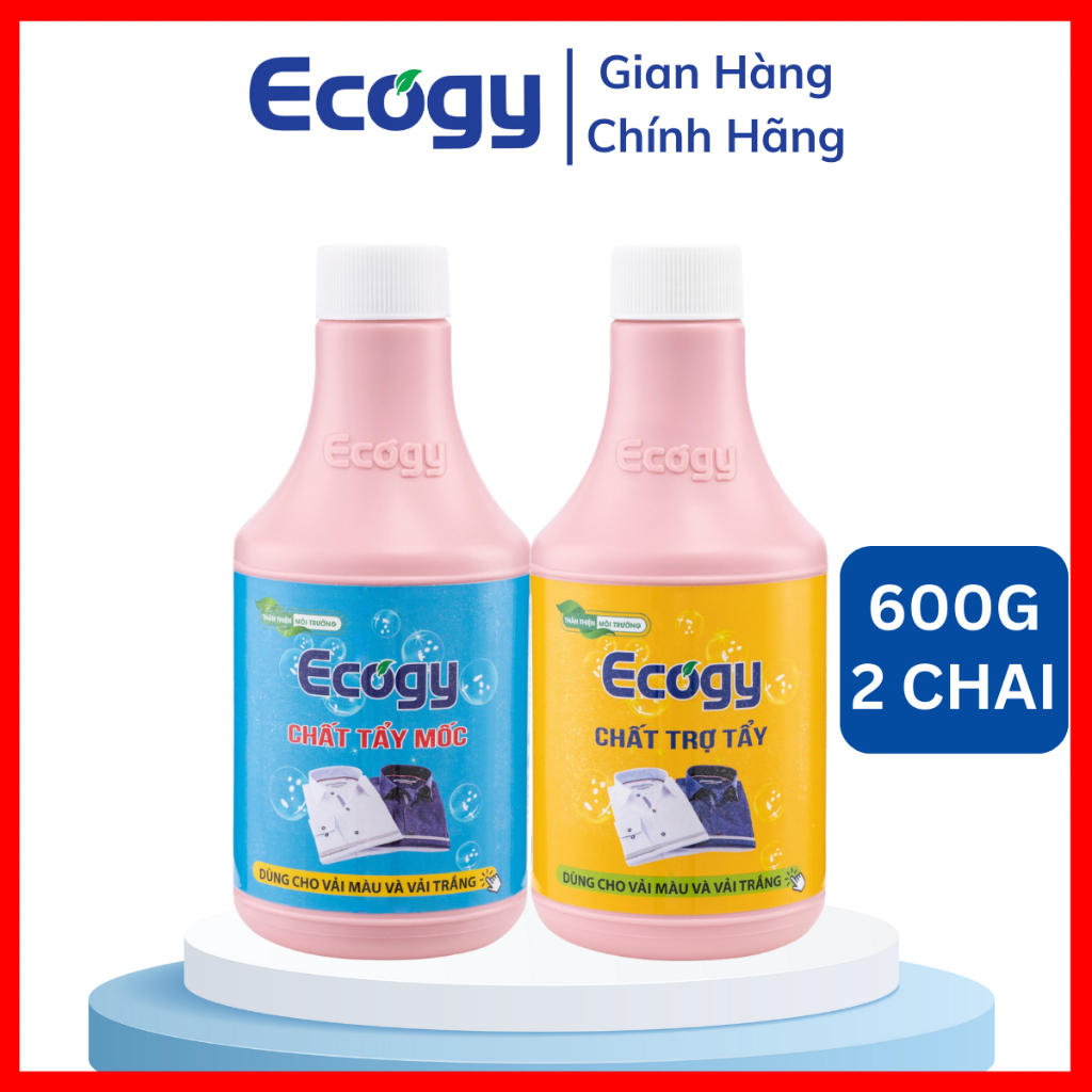 Bộ 𝗧𝗮̂̉𝘆 𝗺𝗼̂́𝗰 siêu sạch Ecogy, hỗ trợ tẩy mốc, thâm kim, nhựa chuối, vết máu và một số vết bẩn khác - MKS79