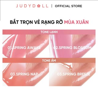 [Y323] Má Hồng Kem JUDYDOLL - Căng Bóng Lâu Trôi Mềm Mịn - Chuẩn Màu Tự Nhiên - Tạo Hiệu Ứng 3D Gloss