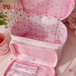 [Y324] Túi Đựng Mỹ Phẩm, Dụng Cụ Trang Điểm - Dung Tích Lớn, Nhiều Ngăn Tiện Dụng