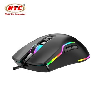 Chuột có dây Gaming 7D Deiog A70 Pro DPI 3600 siêu nhạy, Led RGB đa màu cực đẹp (Đen)