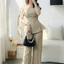 SET Bộ Sang Chảnh Nữ Tính Quần Dài Trễ Vai Kết Nơ PHÙ HỢP Thời Trang