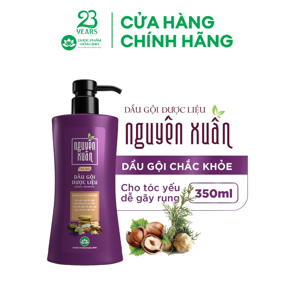 Ảnh Dầu gội Nguyên Xuân Chắc Khỏe 350ml KM 35ml - Dành cho tóc yếu, dễ gãy rụng 1