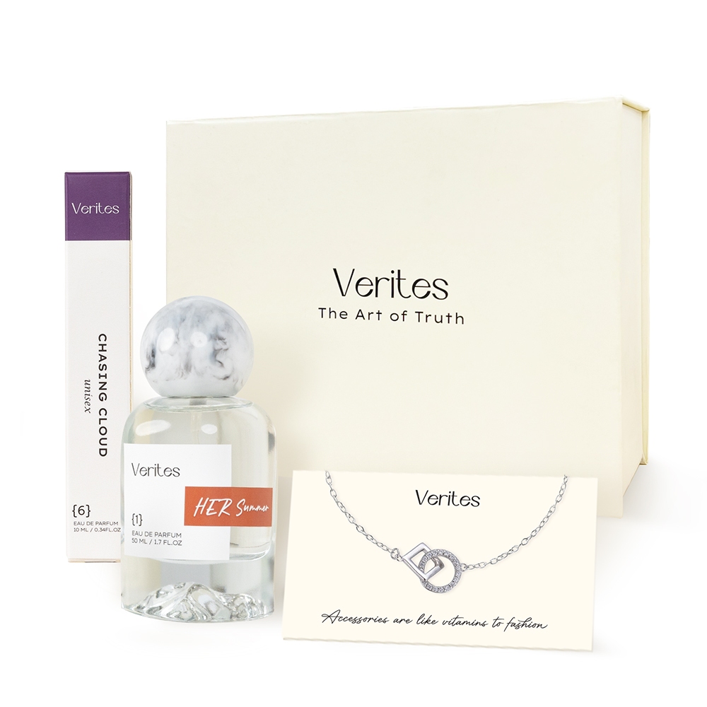 Ảnh Hộp Quà VERITES phong cách nhẹ nhàng nữ tính ấm áp gồm Nước Hoa 50ml & 10ml EDP 2