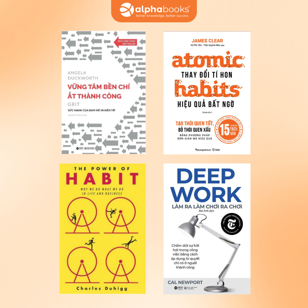 Bộ Sách Rèn Luyện Thói Quen & Phát Triển Bản Thân: Deep Work + Sức Mạnh ...