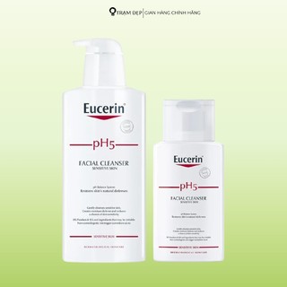 Sữa Rửa Mặt Eucerin Dịu Nhẹ Cho Da Nhạy Cảm pH5 Facial Cleanser Sensitive Skin (100ml/400ml)