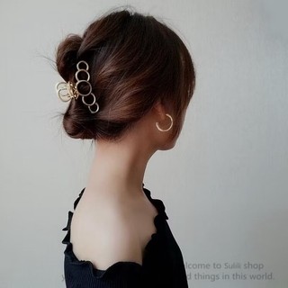 IK Kẹp Tóc Càng Cua Hợp Kim Size Vừa Ôm Tóc K124