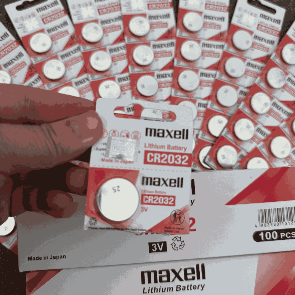 Pin thay thế, Pin Cúc cho Remote Smartkey Honda, Yamaha, Smartkey ôtô, MAXELL  - Chính Hãng Japan