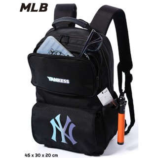 Balo đi học NY Yankees Gradient Color Logo Có Nhiều Ngăn, Balo Đi Học Thời Trang Chất Vải Chống Nước
