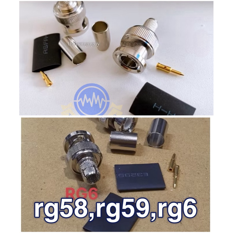 Jack BNC Camera bóp RG58,RG59,RG6 chuẩn SDI đơn giá 1 chiếc | Shopee ...