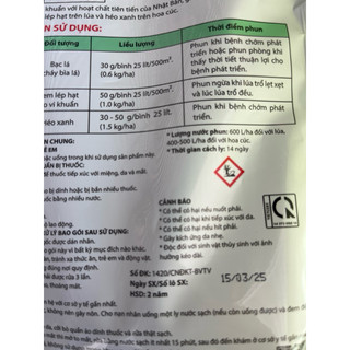VTNN Starner 20WP gói 100gr- thuốc trị bệnh cháy lá, thối nhũn và diệt khuẩn
