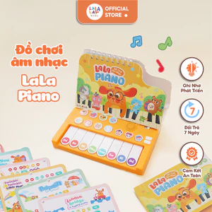 Đồ chơi âm nhạc Lala piano cho bé phát nhạc Tiếng anh và Tiếng Việt thú vị đa chức năng Lalala baby Quà tặng 1/6 cho bé