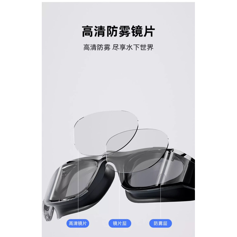 ⛔️GIÁ TỐT⛔️Kính bơi Li-ning cận từ 0-8 độ chống sương mù