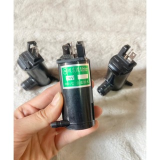 Mô tơ bơm nước kính ô tô hàng xịn. Mô tơ phun kính Korea. Điện 12v và 24v (giá 1 chiếc)