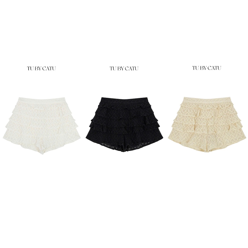 Ảnh TUBYCATU | Donna Ruffle Lace Skirt nhiều màu 1