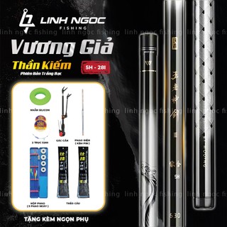 Combo Cần câu đài Woding Vương Giả Thần Kiếm 5h 28i Chuyên Rô Riếc Chép Giữ Cá Tốt