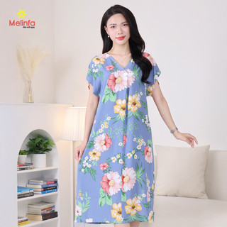 [XẢ KHO GIÁ SỐC] Váy đầm ngủ nữ cộc tay mặc nhà mùa hè,áo ngủ bigsize nữ mã MEV0567