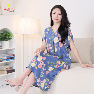 [XẢ KHO GIÁ SỐC] Váy đầm ngủ nữ cộc tay mặc nhà mùa hè,áo ngủ bigsize nữ mã MEV0567