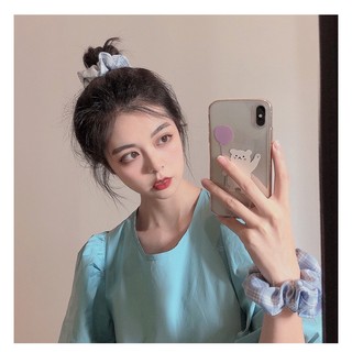 IK Cột Tóc Vải Scrunchies Nhiều Màu Sắc Phong Cách Hàn Quốc K164