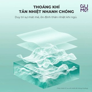 Chăn điều hoà GUME GM-P6066, Chăn lạnh thoáng khí- Kích thước 2mx2m3, mềm mịn thoải mái 4 mùa